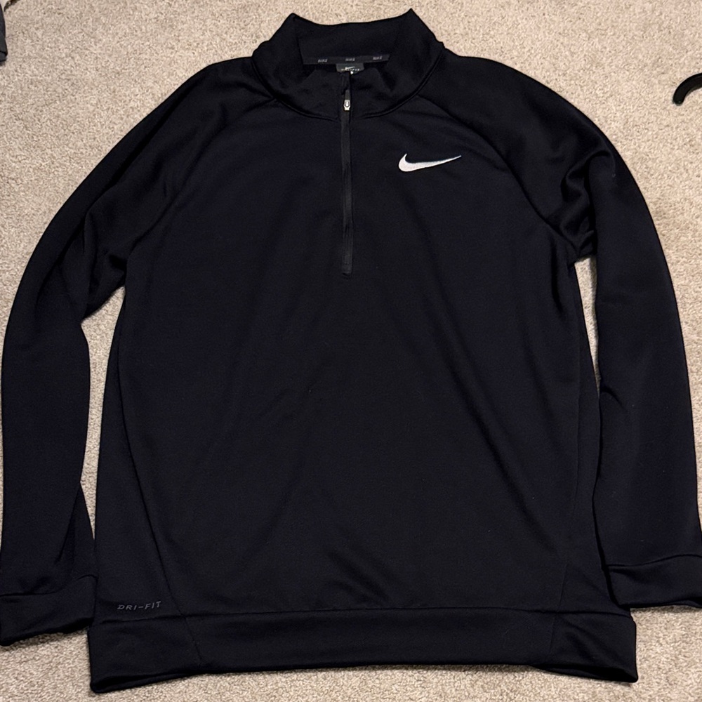 Nike Men's Black Performance Half-Zip Jacket